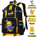 Mochila Escolar Luminosa do Pokémon Pikachu