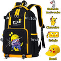 Mochila Escolar Luminosa do Pokémon Pikachu