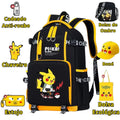 Mochila Escolar Luminosa do Pokémon Pikachu
