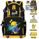 Mochila Escolar Luminosa do Pokémon Pikachu