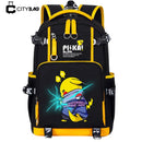 Mochila Escolar Luminosa do Pokémon Pikachu