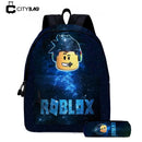 Mochila Escolar Roblox com Estojo - CityBag