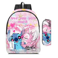 Mochila Escolar Stitch - Acompanha Estojo