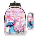 Mochila Escolar Stitch - Acompanha Estojo