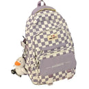 Mochila/Bolsa Escolar Feminina Xadrez