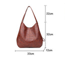 Bolsa Feminina Vintage de Couro com Alça