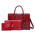 Bolsa Feminina em Couro Detalhado - Pague 1 Leve 3