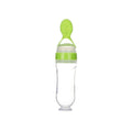 Colher-Mamadeira Alimentadora de Silicone Para Bebês