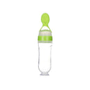 Colher-Mamadeira Alimentadora de Silicone Para Bebês