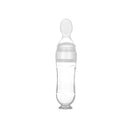 Colher-Mamadeira Alimentadora de Silicone Para Bebês