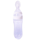 Colher-Mamadeira Alimentadora de Silicone Para Bebês