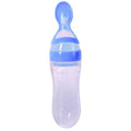 Colher-Mamadeira Alimentadora de Silicone Para Bebês