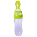Colher-Mamadeira Alimentadora de Silicone Para Bebês