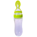 Colher-Mamadeira Alimentadora de Silicone Para Bebês