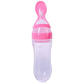 Colher-Mamadeira Alimentadora de Silicone Para Bebês
