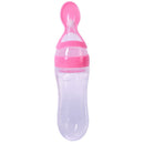 Colher-Mamadeira Alimentadora de Silicone Para Bebês