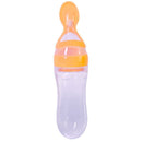 Colher-Mamadeira Alimentadora de Silicone Para Bebês