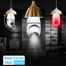 Câmera Lâmpada Vigia Rotativa 360 WiFi - COMPRE 1 E LEVE 2