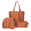 Bolsa Feminina Básica - kit 4 Pçs