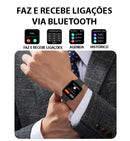 Smartwatch Y62 Monitore Batimento Cardíaco