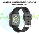 Smartwatch Y62 Monitore Batimento Cardíaco